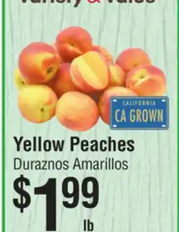 Smart & Final Yellow Peaches offer