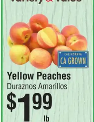 Smart & Final Yellow Peaches offer