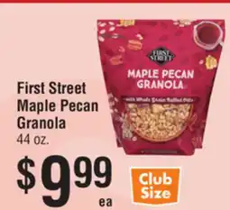 Smart & Final First Street Maple Pecan Granola offer