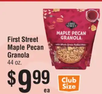 Smart & Final First Street Maple Pecan Granola offer