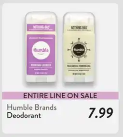 Fresh Thyme Humble Brands Deodorant offer