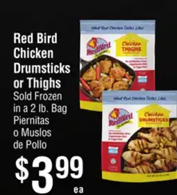 Smart & Final Red Bird Chicken Drumsticks or Thighs offer