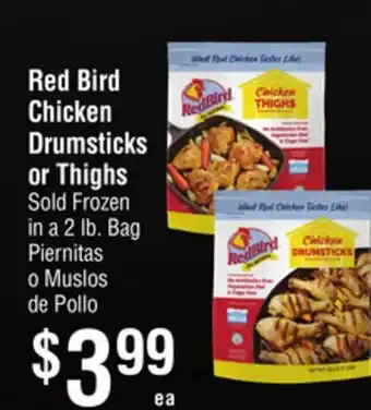 Smart & Final Red Bird Chicken Drumsticks or Thighs offer