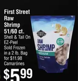 Smart & Final First Street Raw Shrimp offer