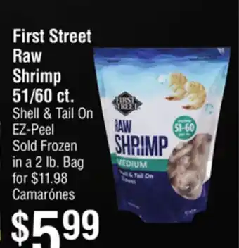 Smart & Final First Street Raw Shrimp offer