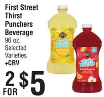 Smart & Final First Street Thirst Punchers Beverage offer