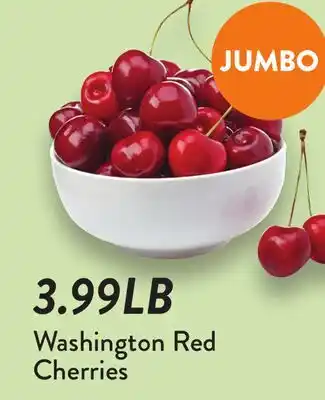 Fresh Thyme Washington Red Cherries offer