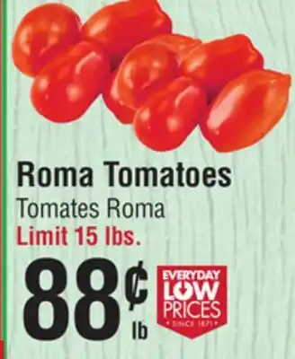 Smart & Final Roma Tomatoes offer
