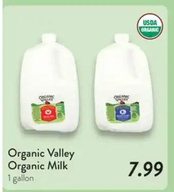 Fresh Thyme Organic Valley Organic Milk offer