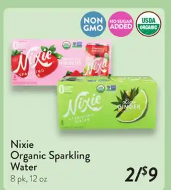 Fresh Thyme Nixie Organic Sparkling Water offer