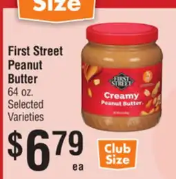 Smart & Final First Street Peanut Butter offer