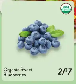 Fresh Thyme Organic Sweet Blueberries offer