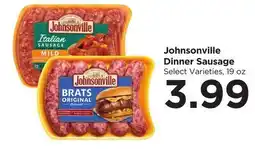 Food 4 Less Johnsonville Dinner Sausage offer