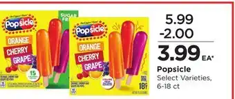 Food 4 Less Popsicle offer