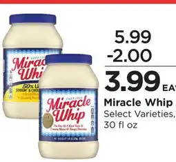 Food 4 Less Miracle Whip offer