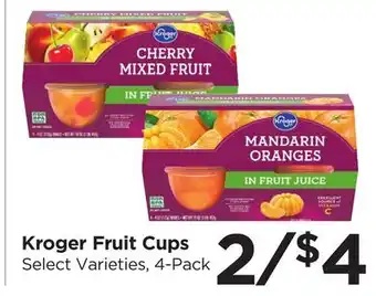 Food 4 Less Kroger Fruit Cups offer