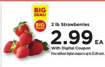 Food 4 Less 2 lb Strawberries offer