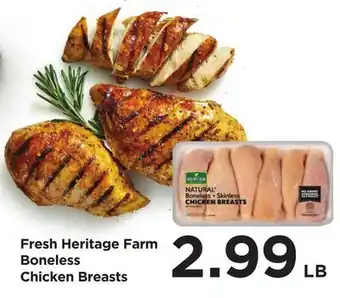 Food 4 Less Fresh Heritage Farm Boneless Chicken Breasts offer