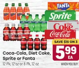 Tony’s Fresh Market Coca-Cola, Diet Coke, Sprite or Fanta offer