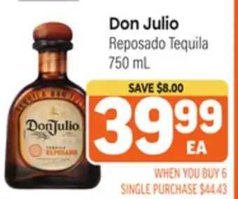 Tony’s Fresh Market Don Julio Reposado Tequila offer
