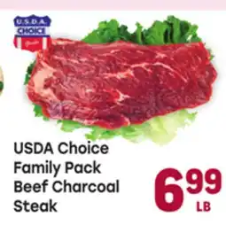Tony’s Fresh Market USDA Choice Family Pack Beef Charcoal Steak offer