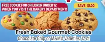Tony’s Fresh Market Fresh Baked Gourmet Cookies offer