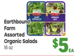 Tony’s Fresh Market Earthbound Farm Assorted Organic Salads offer