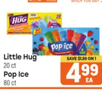 Tony’s Fresh Market Little Hug 20 ct Pop Ice 80 ct offer