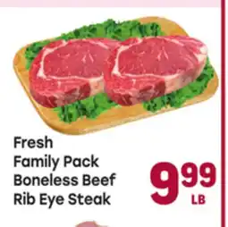Tony’s Fresh Market Fresh Family Pack Boneless Beef Rib Eye Steak offer