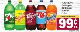Tony’s Fresh Market 7UP, Squirt, Dr Pepper, RC Cola or Sunkist offer