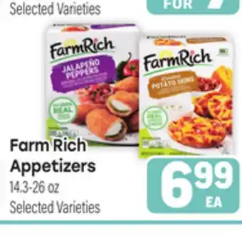 Tony’s Fresh Market Farm Rich Appetizers offer