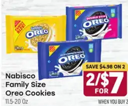Tony’s Fresh Market Nabisco Family Size Oreo Cookies offer