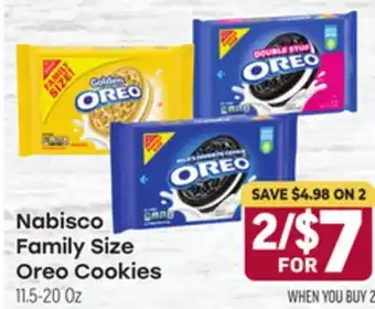 Tony’s Fresh Market Nabisco Family Size Oreo Cookies offer