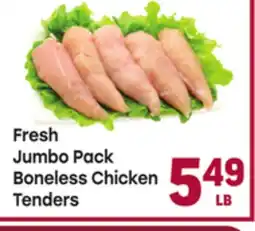 Tony’s Fresh Market Fresh Jumbo Pack Boneless Chicken Tenders offer