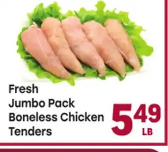 Tony’s Fresh Market Fresh Jumbo Pack Boneless Chicken Tenders offer