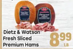 Tony’s Fresh Market Dietz & Watson Fresh Sliced Premium Hams offer
