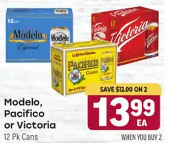Tony’s Fresh Market Modelo, Pacifico or Victoria offer