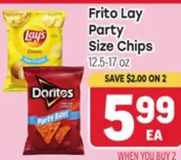 Tony’s Fresh Market Frito Lay Party Size Chips offer