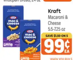 Tony’s Fresh Market Kraft Macaroni & Cheese offer