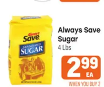 Tony’s Fresh Market Always Save Sugar offer