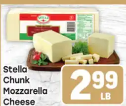 Tony’s Fresh Market Stella Chunk Mozzarella Cheese offer