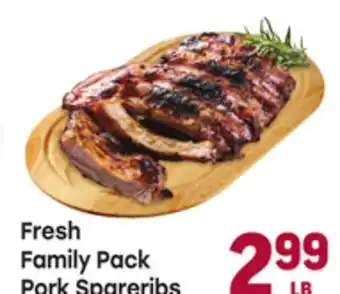Tony’s Fresh Market Fresh Family Pack Pork Spareribs offer