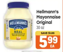 Tony’s Fresh Market Hellmann's Mayonnaise Original offer