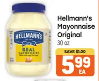 Tony’s Fresh Market Hellmann's Mayonnaise Original offer