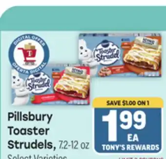 Tony’s Fresh Market Pillsbury Toaster Strudels offer