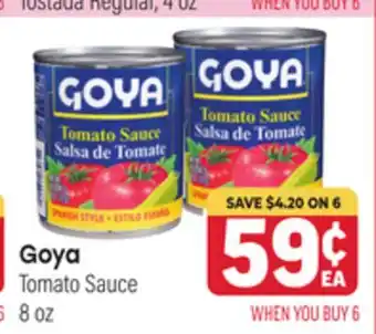Tony’s Fresh Market Goya Tomato Sauce offer
