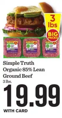 Mariano's Simple Truth Organic 85% Lean Ground Beef offer