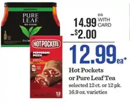 Mariano's Hot Pockets or Pure Leaf Tea offer