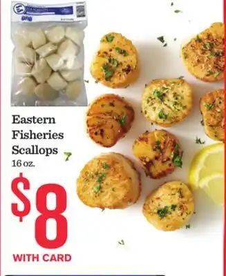 Mariano's Eastern Fisheries Scallops offer