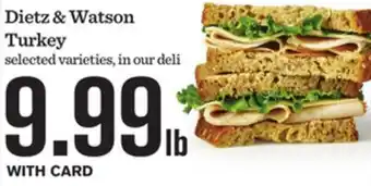 Mariano's Dietz & Watson Turkey offer